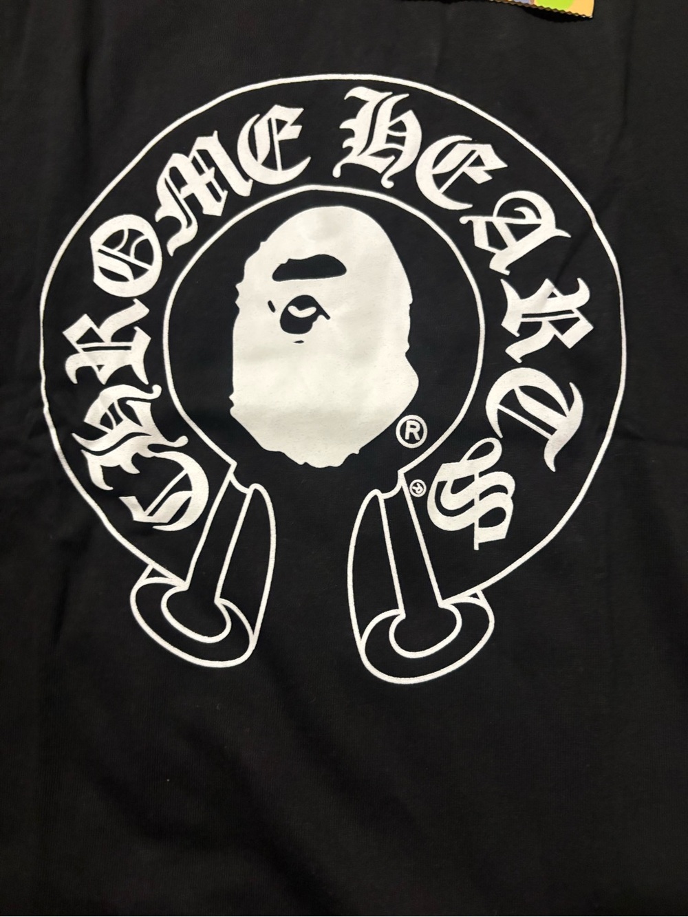 Chrome Hearts x A Bathing Ape Black Graphic Short-Sle… - Gem